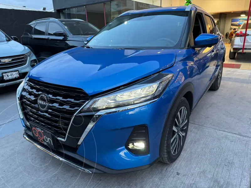 Foto Nissan Kicks Platinum Aut usado (2022) color Azul precio $375,000