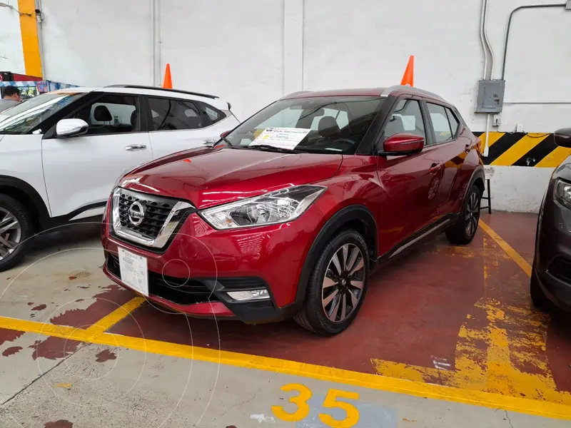 Foto Nissan Kicks Exclusive Aut usado (2017) color Rojo Metalizado financiado en mensualidades(enganche $61,000 mensualidades desde $5,500)