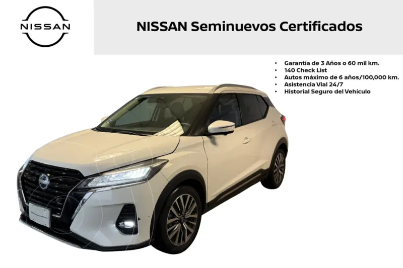Foto Nissan Kicks Platinum Aut usado (2024) color Blanco precio $405,000