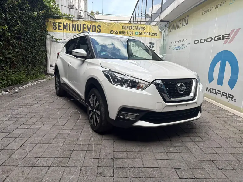 Foto Nissan Kicks Exclusive Aut usado (2020) color Blanco financiado en mensualidades(enganche $116,622 mensualidades desde $5,010)