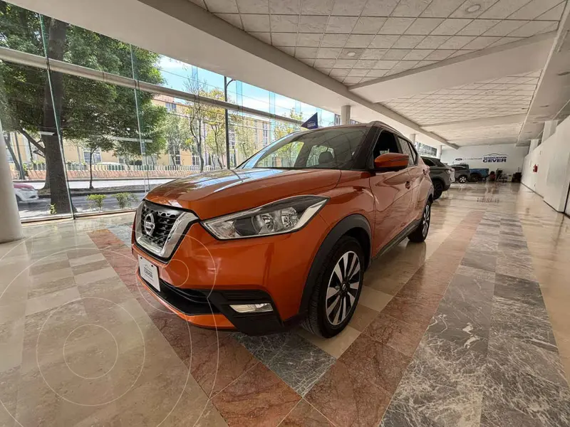 Foto Nissan Kicks Exclusive Aut usado (2019) color Naranja financiado en mensualidades(enganche $71,219 mensualidades desde $7,579)