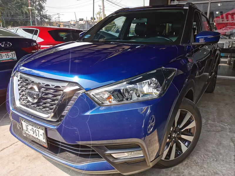 Foto Nissan Kicks Exclusive Aut usado (2018) color Azul Cobalto precio $335,000