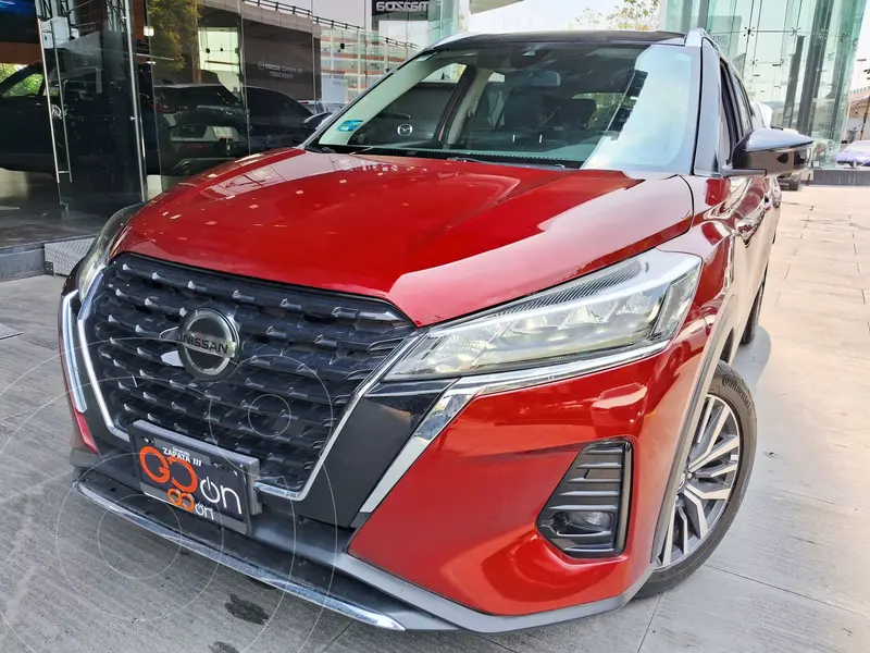 Foto Nissan Kicks Platinum Aut usado (2021) color Rojo financiado en mensualidades(enganche $73,575 mensualidades desde $5,626)