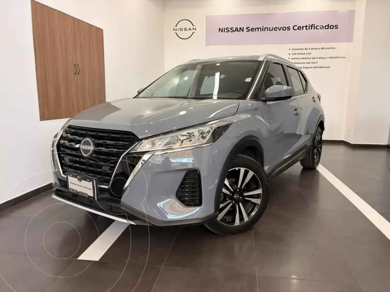 Foto Nissan Kicks Advance Aut usado (2022) color Gris financiado en mensualidades(enganche $67,100 mensualidades desde $6,619)