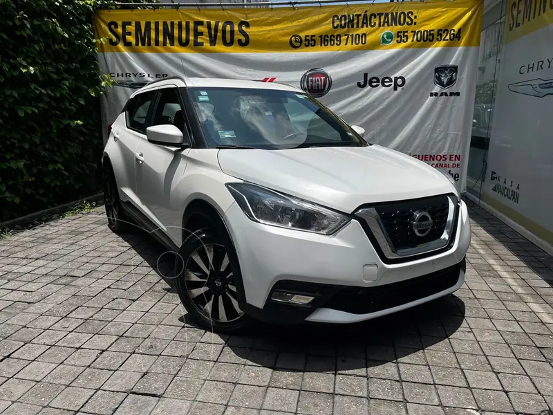 Foto Nissan Kicks Advance Aut usado (2019) color Blanco financiado en mensualidades(enganche $102,550 mensualidades desde $3,619)
