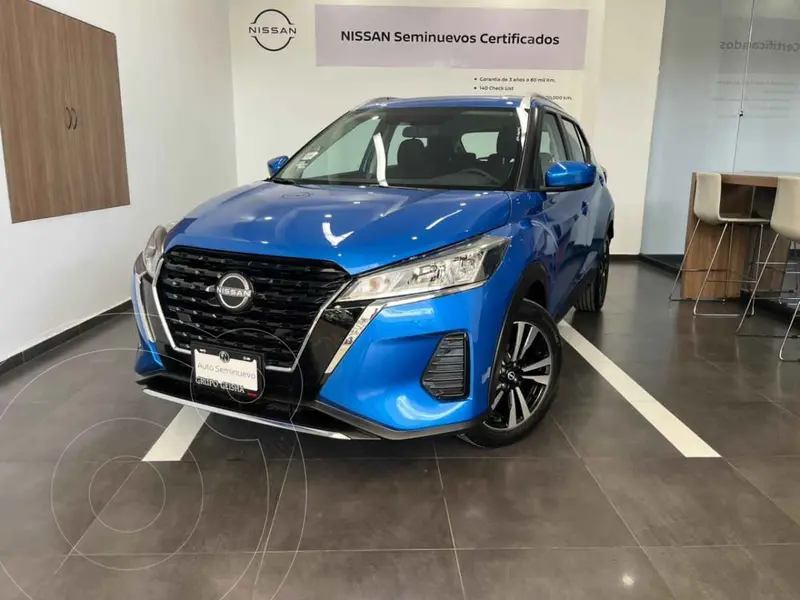 Foto Nissan Kicks Advance usado (2025) color Azul financiado en mensualidades(enganche $90,640 mensualidades desde $8,942)