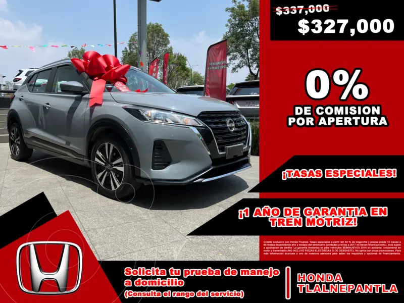 Foto Nissan Kicks Advance usado (2023) color Gris financiado en mensualidades(enganche $133,718 mensualidades desde $5,626)