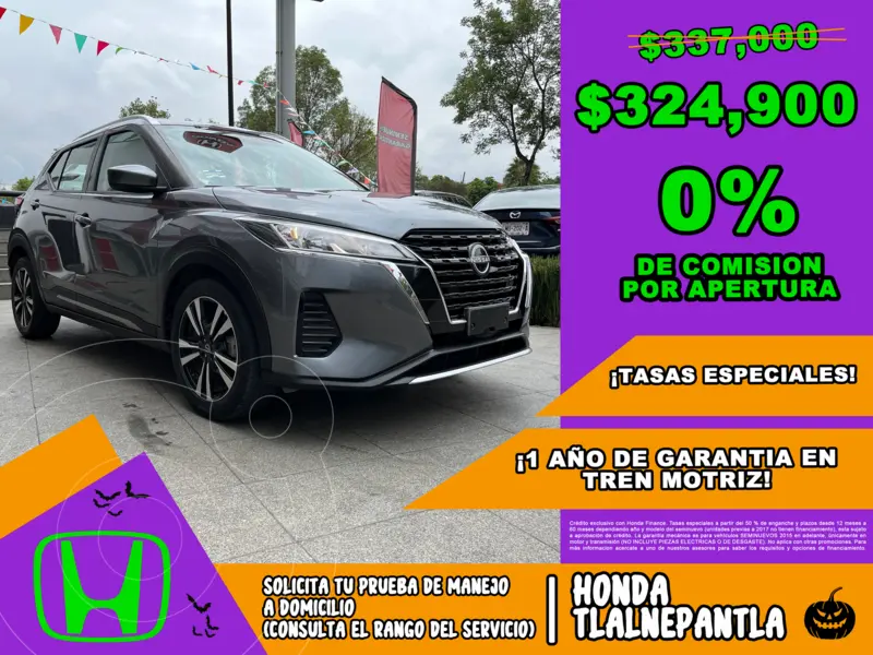 Foto Nissan Kicks Advance usado (2023) color Gris Oscuro financiado en mensualidades(enganche $135,808 mensualidades desde $5,714)