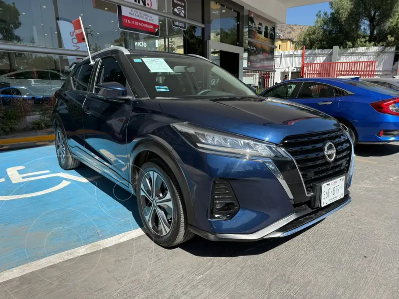 Foto Nissan Kicks Exclusive Aut usado (2023) color Azul precio $390,000