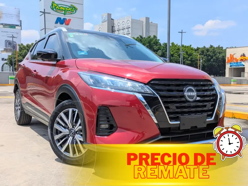 Foto Nissan Kicks Platinum Aut usado (2024) color Rojo financiado en mensualidades(enganche $170,544 mensualidades desde $7,327)