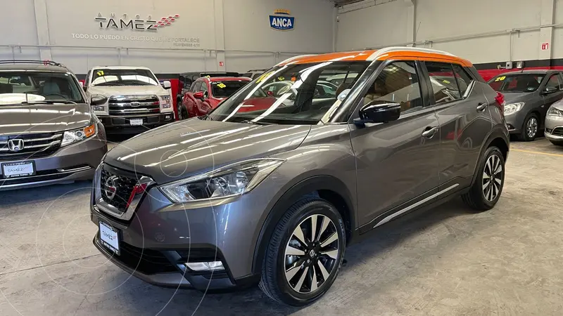 Foto Nissan Kicks Exclusive Aut usado (2018) color Gris financiado en mensualidades(enganche $60,500 mensualidades desde $6,480)