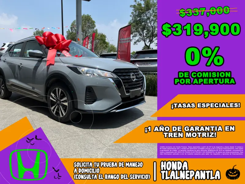 Foto Nissan Kicks Advance usado (2023) color Gris financiado en mensualidades(enganche $133,718 mensualidades desde $5,626)