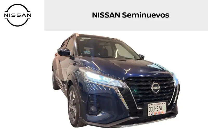 Foto Nissan Kicks Exclusive Aut usado (2023) color Azul precio $383,000