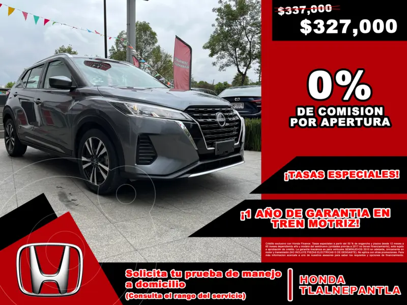 Foto Nissan Kicks Advance usado (2023) color Gris Oscuro financiado en mensualidades(enganche $133,718 mensualidades desde $5,626)
