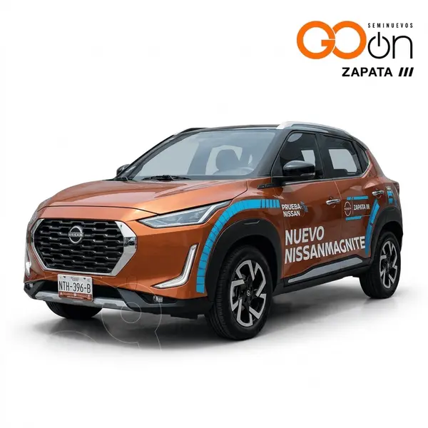 Foto Nissan Magnite EXCLUSIVE usado (2025) color NARANJA BENGALA BITONO precio $345,000