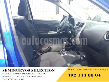 foto Nissan March 5p Advance L4/1.6 Man usado (2018) color Azul precio $175,000