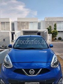 Nissan March Advance usado (2016) color Azul Electrico precio $125,000
