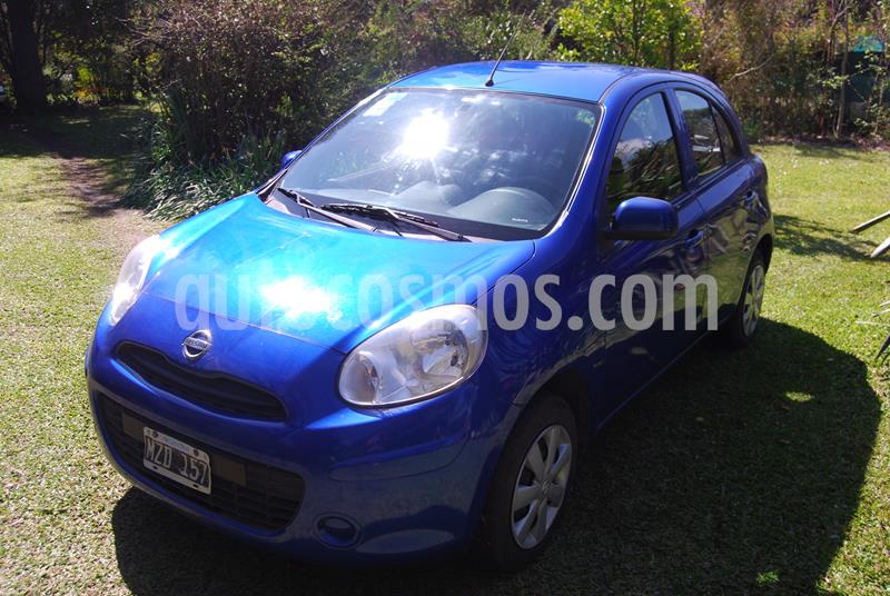 foto Nissan March Visia usado (2013) color Azul precio $490.000