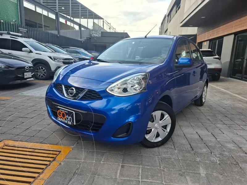 Foto Nissan March Sense Aut usado (2017) color Azul precio $180,000