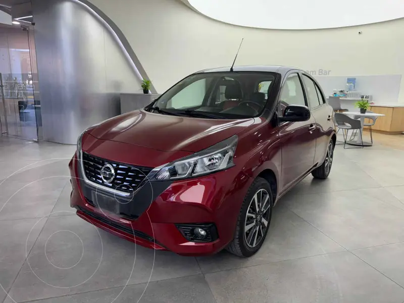 Foto Nissan March Exclusive Bi-tono Aut usado (2021) color Rojo precio $240,000