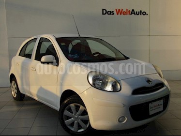 Nissan March Sense Aut usado (2013) color Blanco precio $95,000