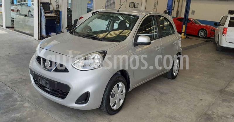 Nissan March 5p Sense L4/1.6 Aut usado (2018) color Plata precio $124,900