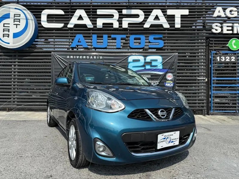 Foto Nissan March Advance usado (2020) color Azul financiado en mensualidades(enganche $43,780 mensualidades desde $4,563)