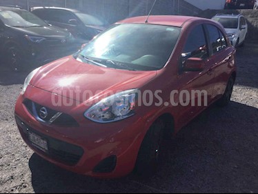 Nissan March Sense Aut usado (2016) color Rojo precio $135,000
