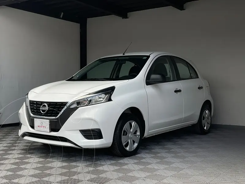 Foto Nissan March Sense usado (2023) color Blanco financiado en mensualidades(enganche $41,600 mensualidades desde $4,620)