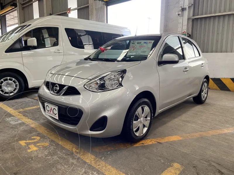 Foto Nissan March Sense usado (2020) color Plata financiado en mensualidades(enganche $53,700 mensualidades desde $5,728)