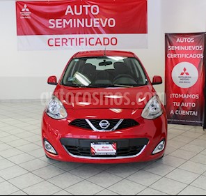 Nissan March Advance usado (2018) color Rojo precio $140,000