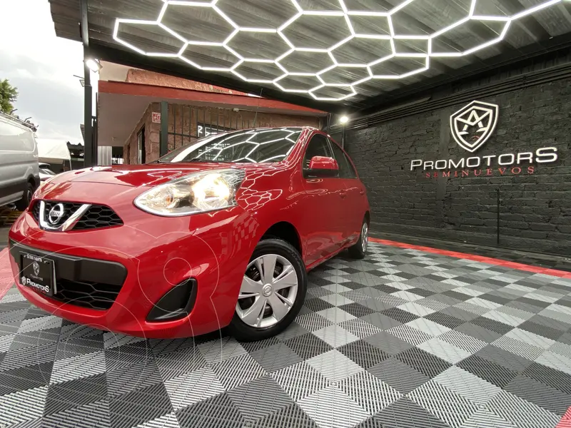 Foto Nissan March Sense Aut usado (2020) color Rojo precio $194,900