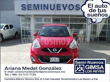 Nissan March Advance usado (2019) color Rojo precio $175,000