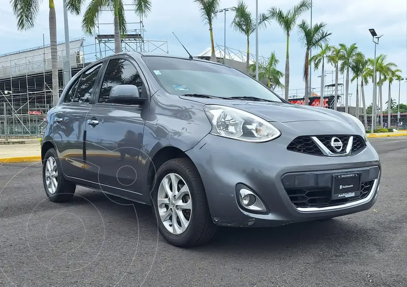 Foto Nissan March Advance usado (2017) color Gris Oscuro financiado en mensualidades(enganche $35,200 mensualidades desde $4,281)