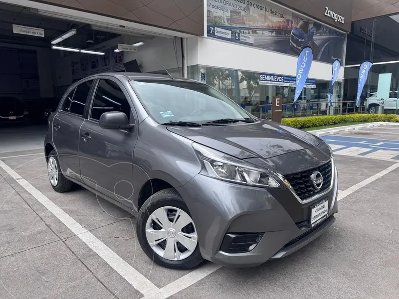 Foto Nissan March Sense Aut usado (2023) color Gris financiado en mensualidades(enganche $93,631 mensualidades desde $3,940)