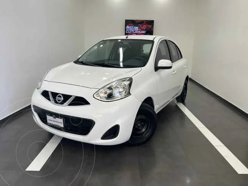 Foto Nissan March Sense usado (2019) color Blanco financiado en mensualidades(enganche $39,600 mensualidades desde $3,907)