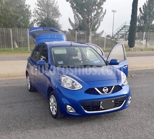 Nissan March Advance Aut usado (2018) color Azul precio $170,000
