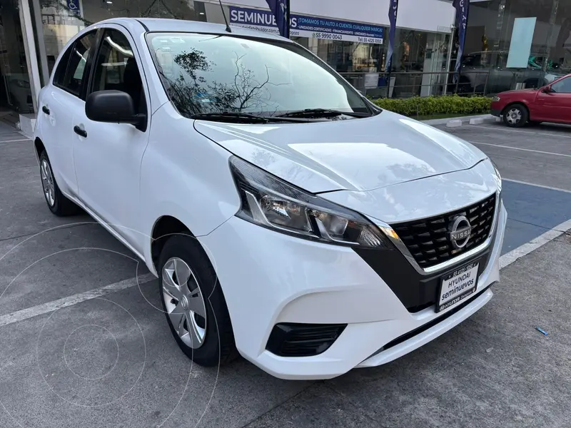 Foto Nissan March Sense Aut usado (2023) color Blanco financiado en mensualidades(enganche $91,960 mensualidades desde $3,869)