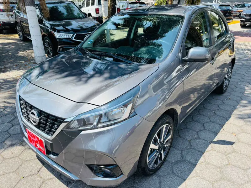 Foto Nissan March Exclusive Aut usado (2023) color Gris financiado en mensualidades(enganche $70,681 mensualidades desde $6,278)