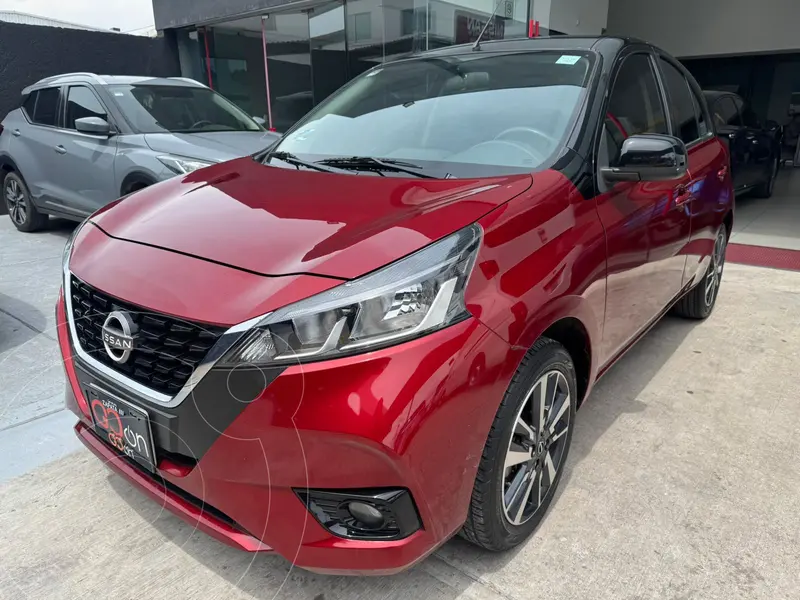 Foto Nissan March Exclusive usado (2022) color Rojo financiado en mensualidades(enganche $68,125 mensualidades desde $5,209)