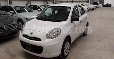 Nissan March 5p Active L4/1.6 Man A/A usado (2019) color Blanco precio $139,800
