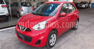 Nissan March 5p Sense L4/1.6 Aut usado (2018) color Rojo precio $139,900