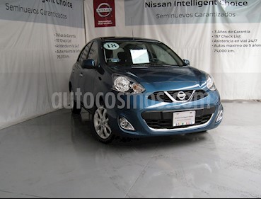 Nissan March Advance Aut usado (2018) color Turquesa precio $180,000