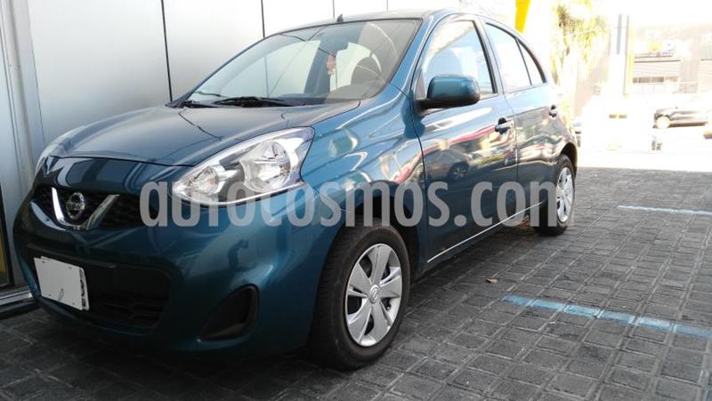 Nissan March 5P SENSE L4/1.6 MAN usado (2018) color Azul Marino precio $150,000