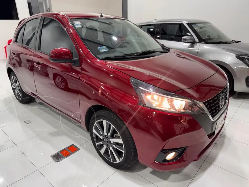 Foto Nissan March Exclusive Aut usado (2023) color Rojo financiado en mensualidades(enganche $79,389 mensualidades desde $7,675)