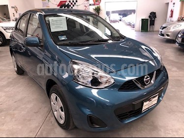 Nissan March Sense usado (2018) color Turquesa precio $159,000