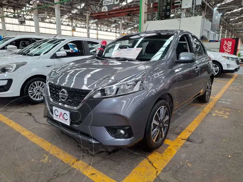 Foto Nissan March Exclusive usado (2021) color Gris financiado en mensualidades(enganche $68,400 mensualidades desde $6,980)