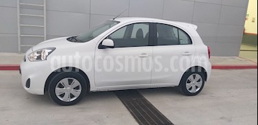 Nissan March Sense Aut usado (2016) color Blanco precio $125,000