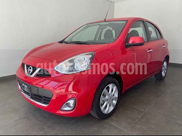 Nissan March 5p Advance L4/1.6 Aut Navi usado (2018) color Rojo precio $170,000