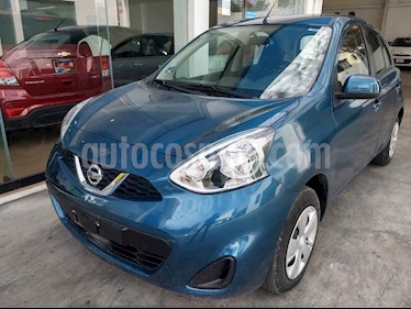 Nissan March Sense Aut usado (2018) color Azul precio $139,900